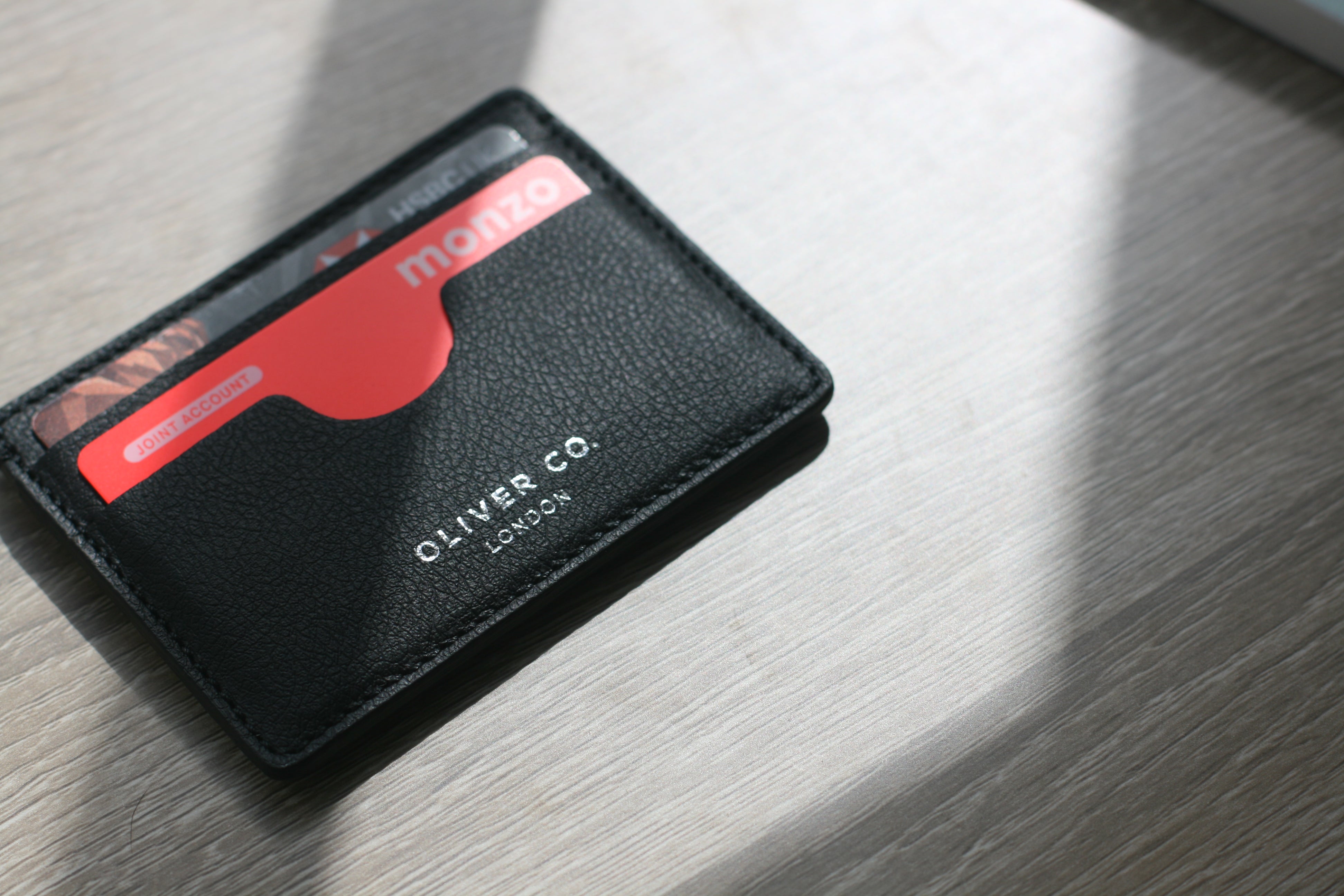 Slim Card Holder - Durable Vegan Leather Card Holder – Oliver Co. London