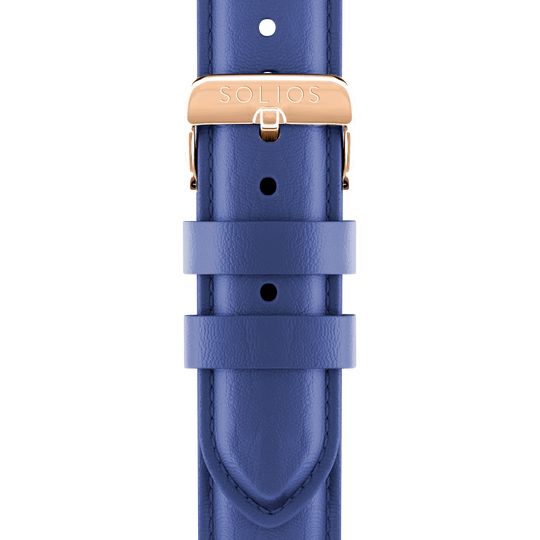 Blue Eco Vegan Leather Strap