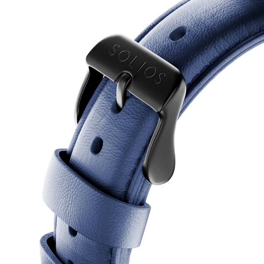 Blue Eco Vegan Leather Strap