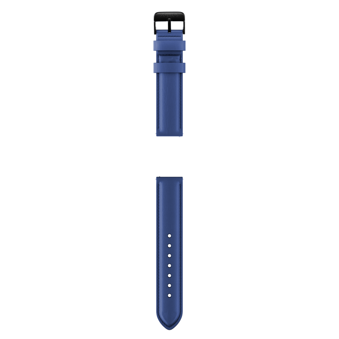 Blue Eco Vegan Leather Strap