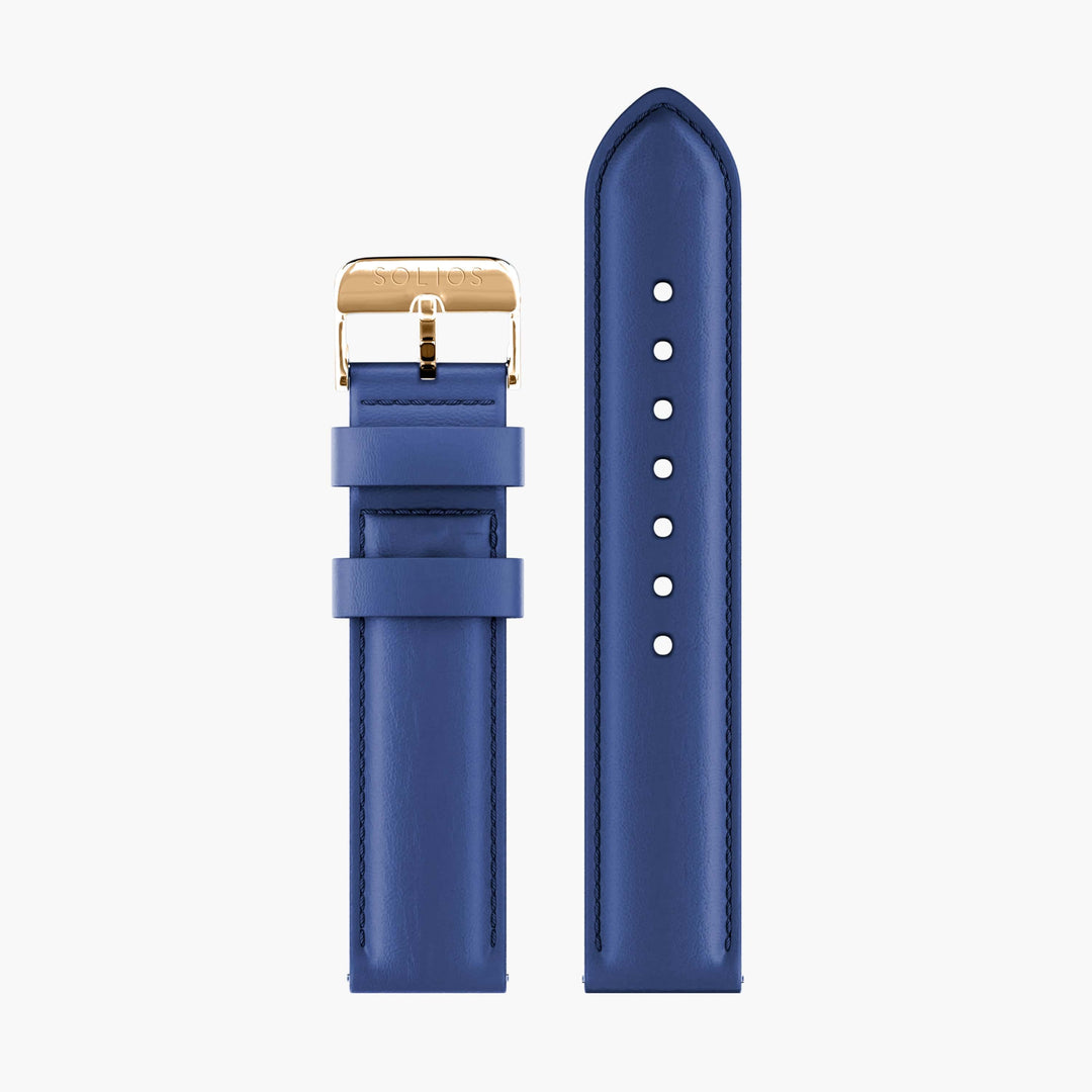 Blue Eco Vegan Leather Strap