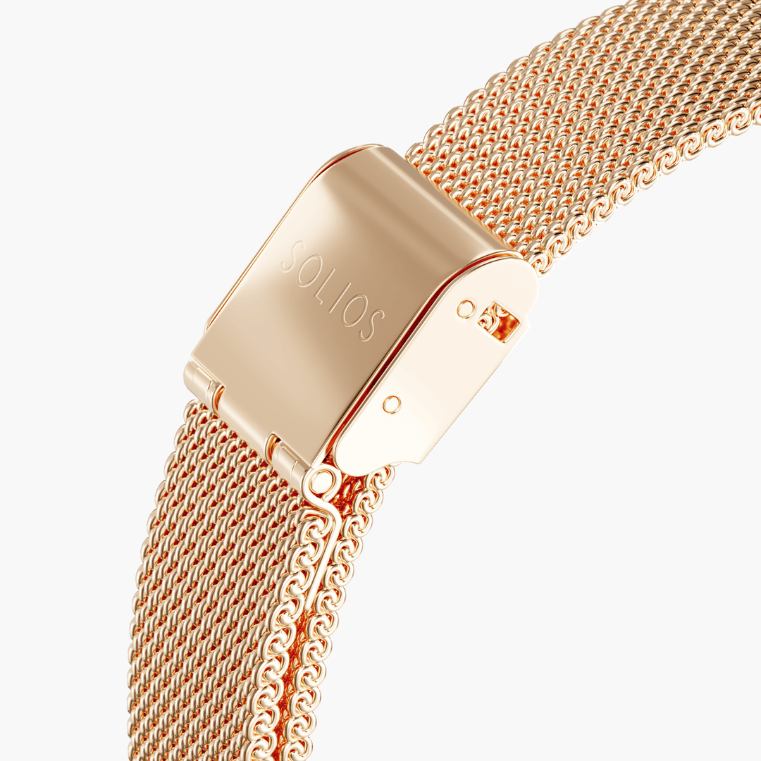 Rose Gold Mesh Strap