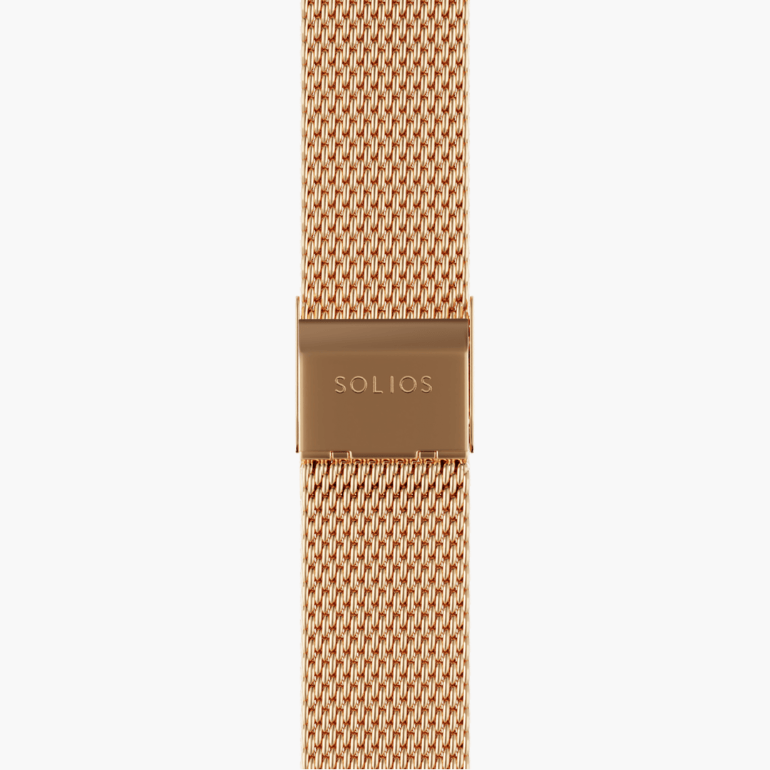 Rose Gold Mesh Strap