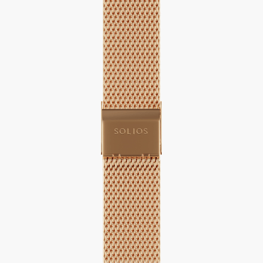 Rose Gold Mesh Strap