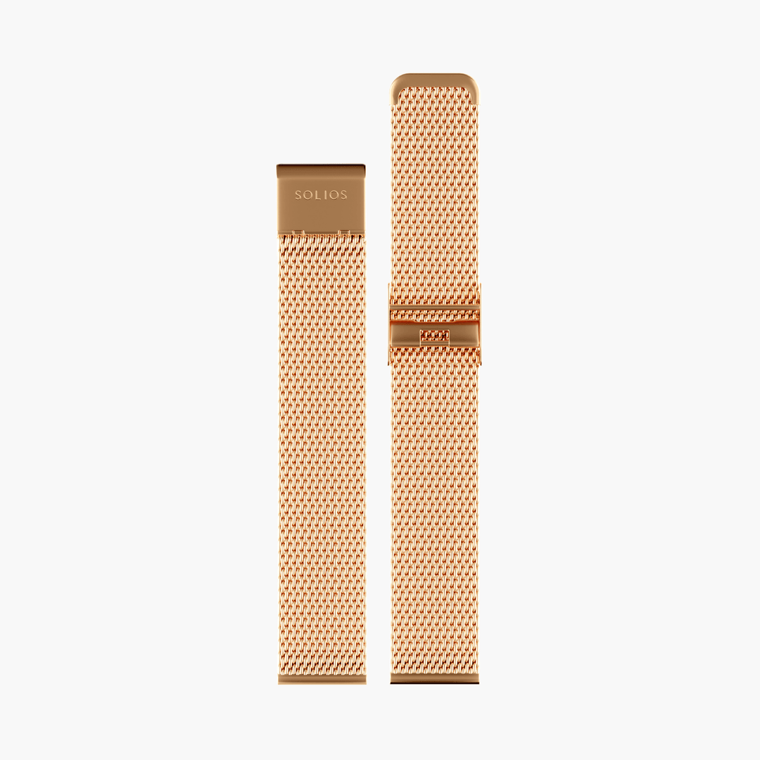 Rose Gold Mesh Strap