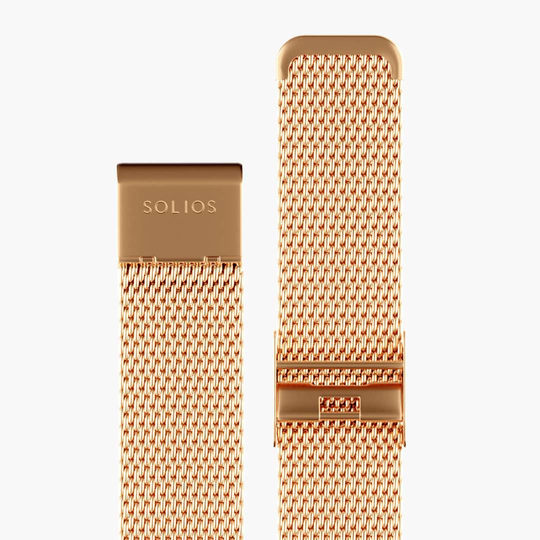 Rose Gold Mesh Strap