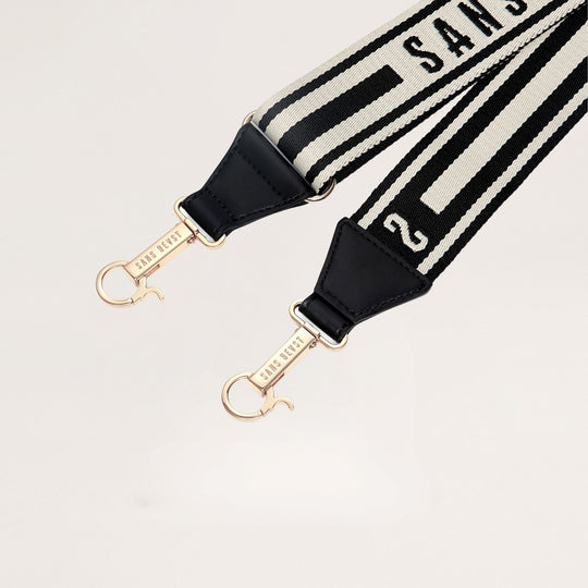 Corridor Bag Strap Licorice Black + Gold Sans Beast