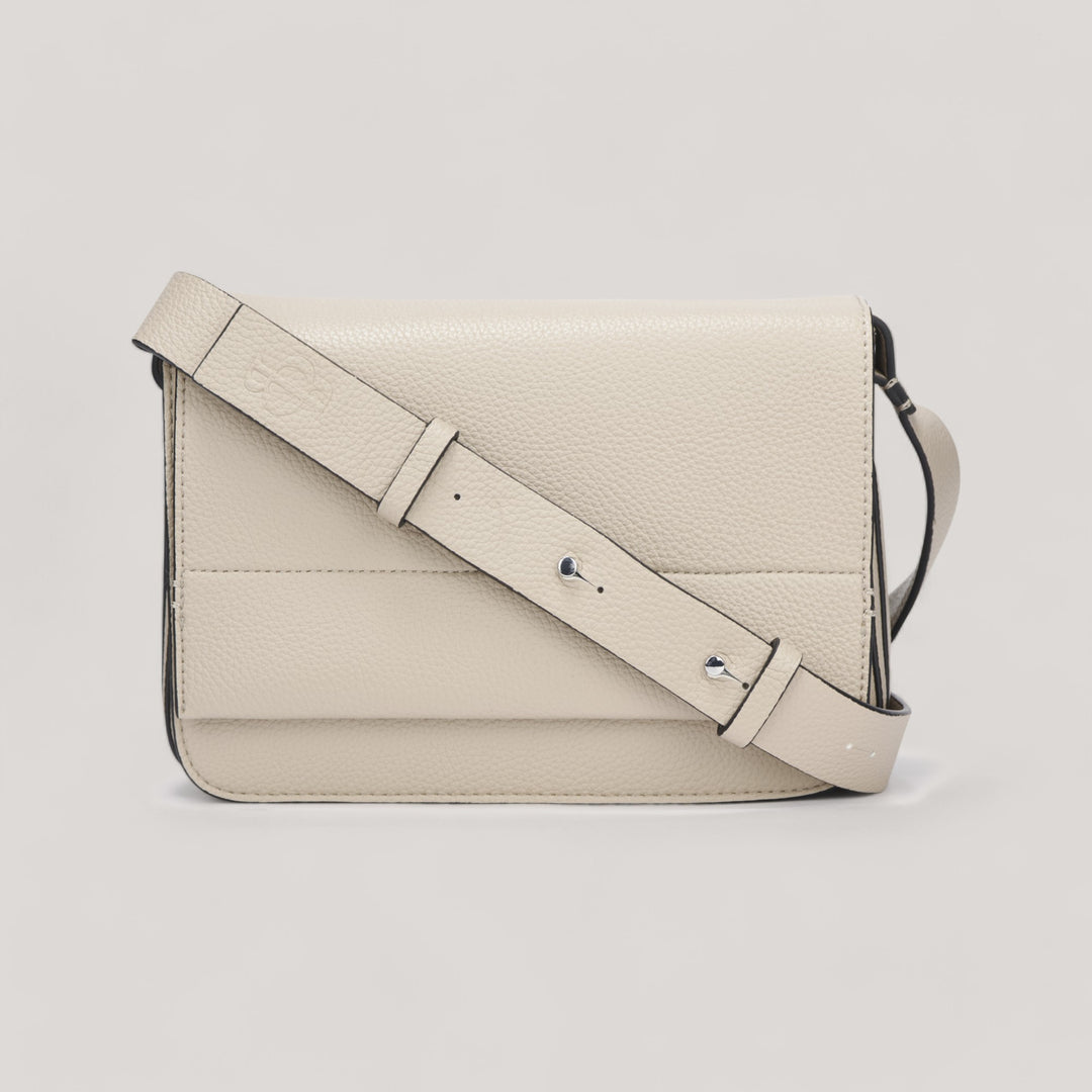 Farah.24 | Flap Crossbody Bag | Taupe