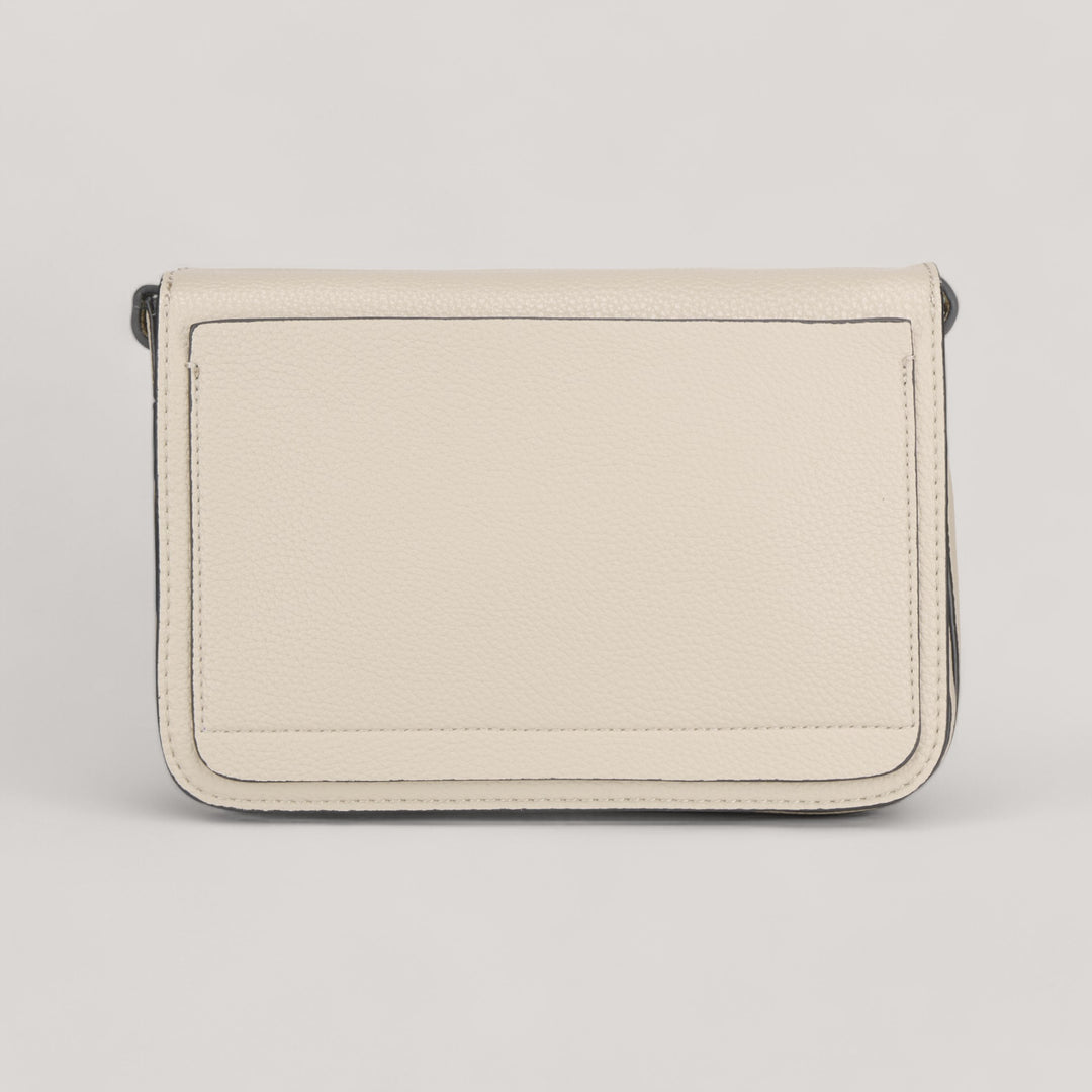 Farah.24 | Flap Crossbody Bag | Taupe