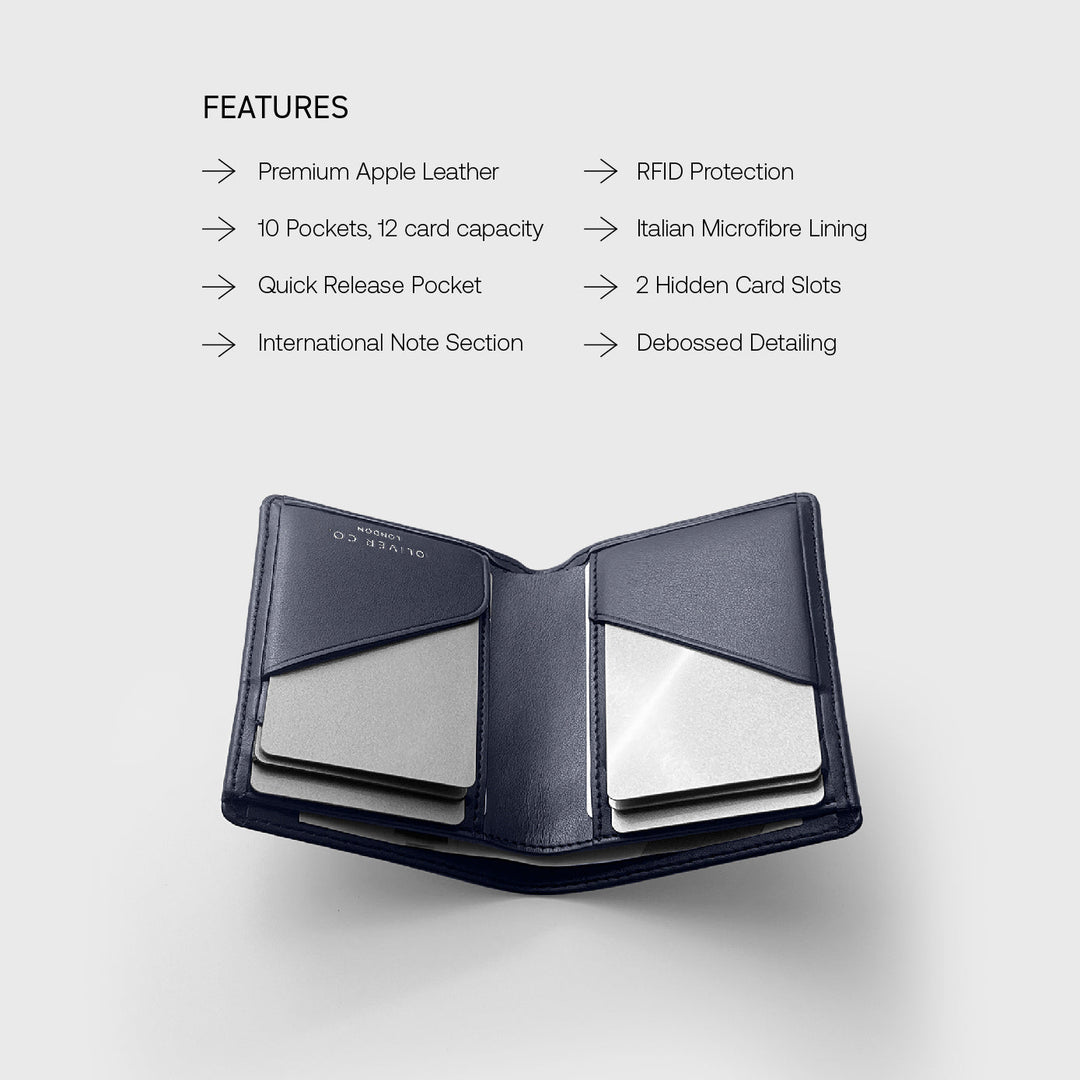 Compact Bill Wallet | Premium Apple Skin