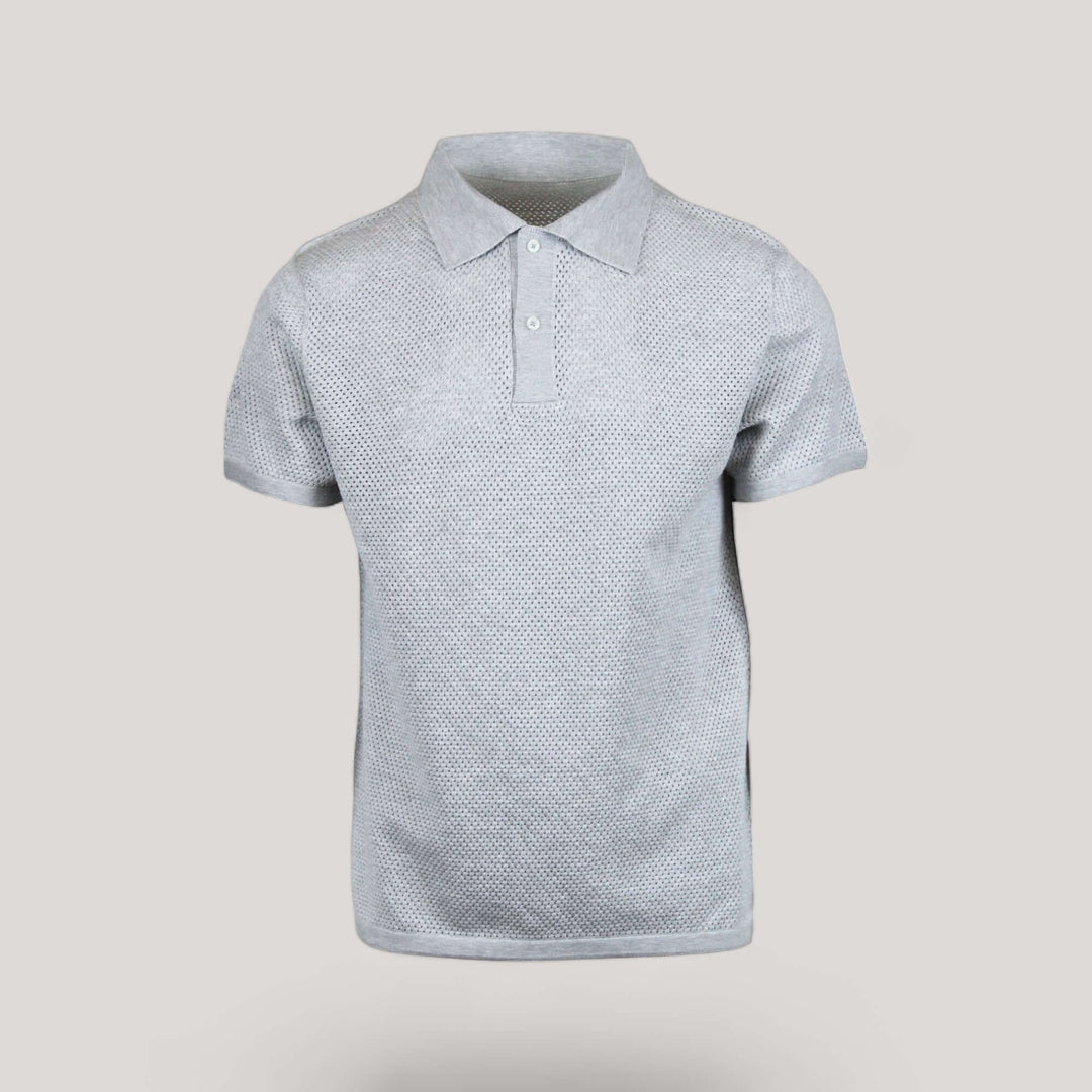 WOODY | Mesh Polo Short Sleeve Shirt