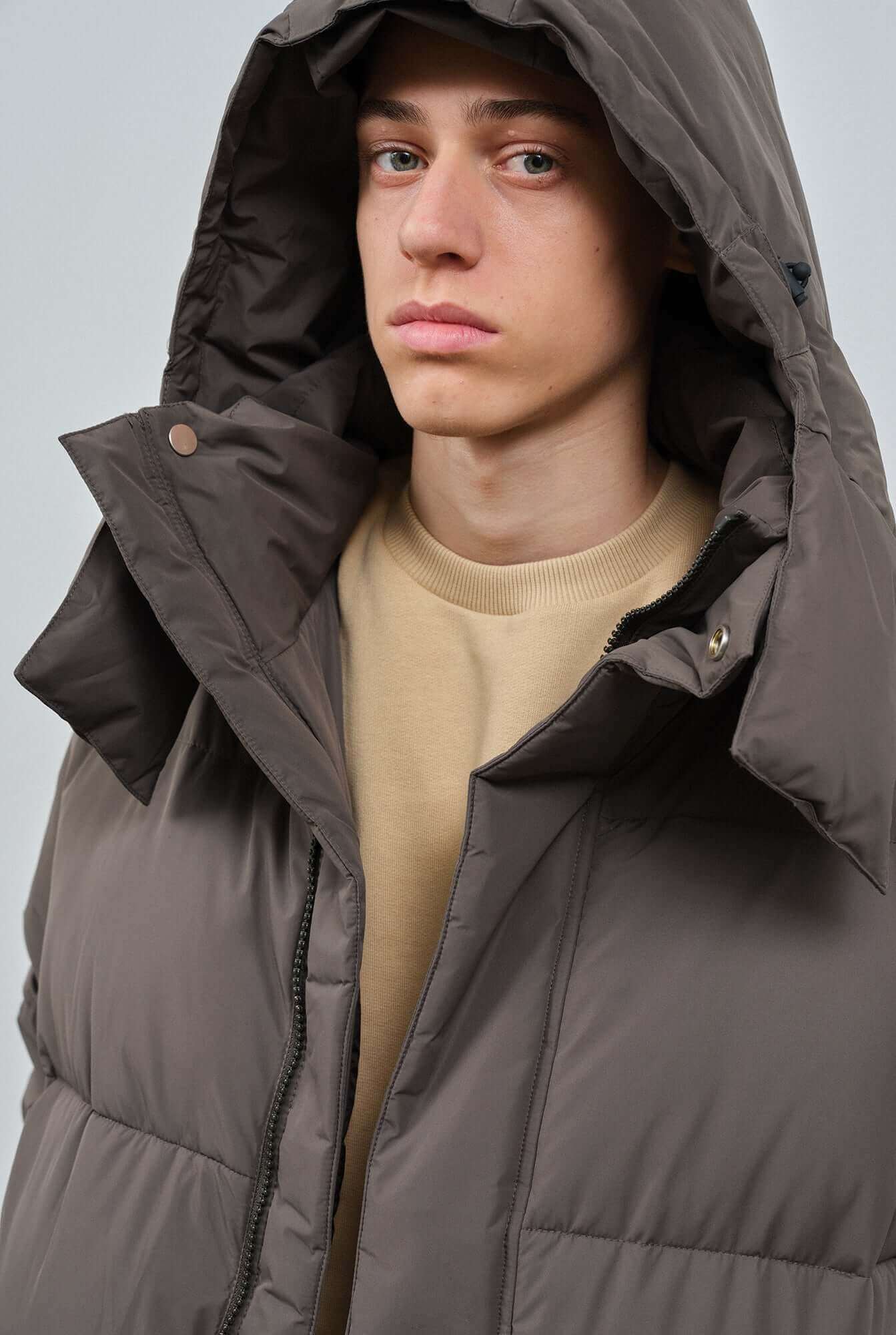 Mens puffer hot sale parka coat